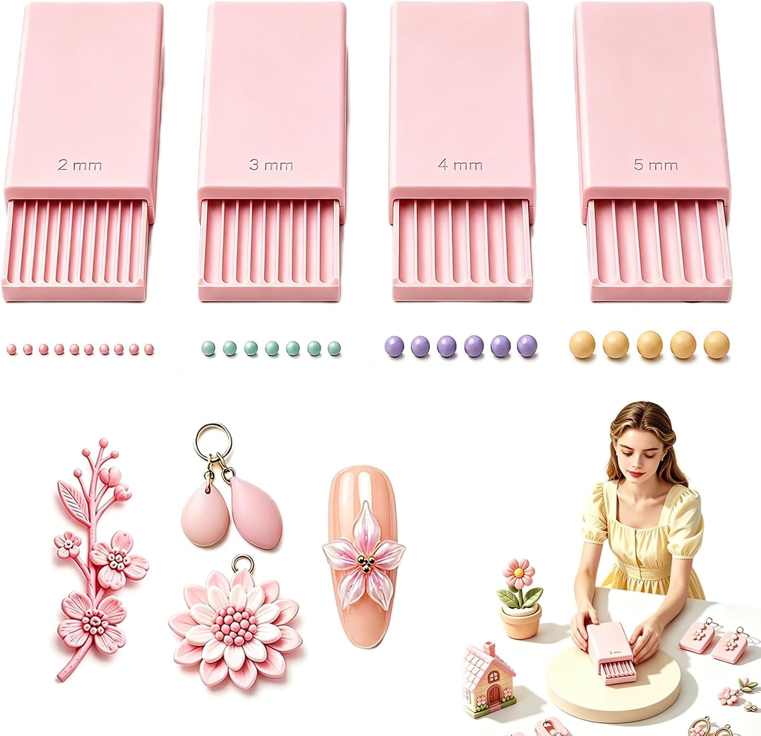 Nail Art - 3D Print Clay Gel Ball Maker