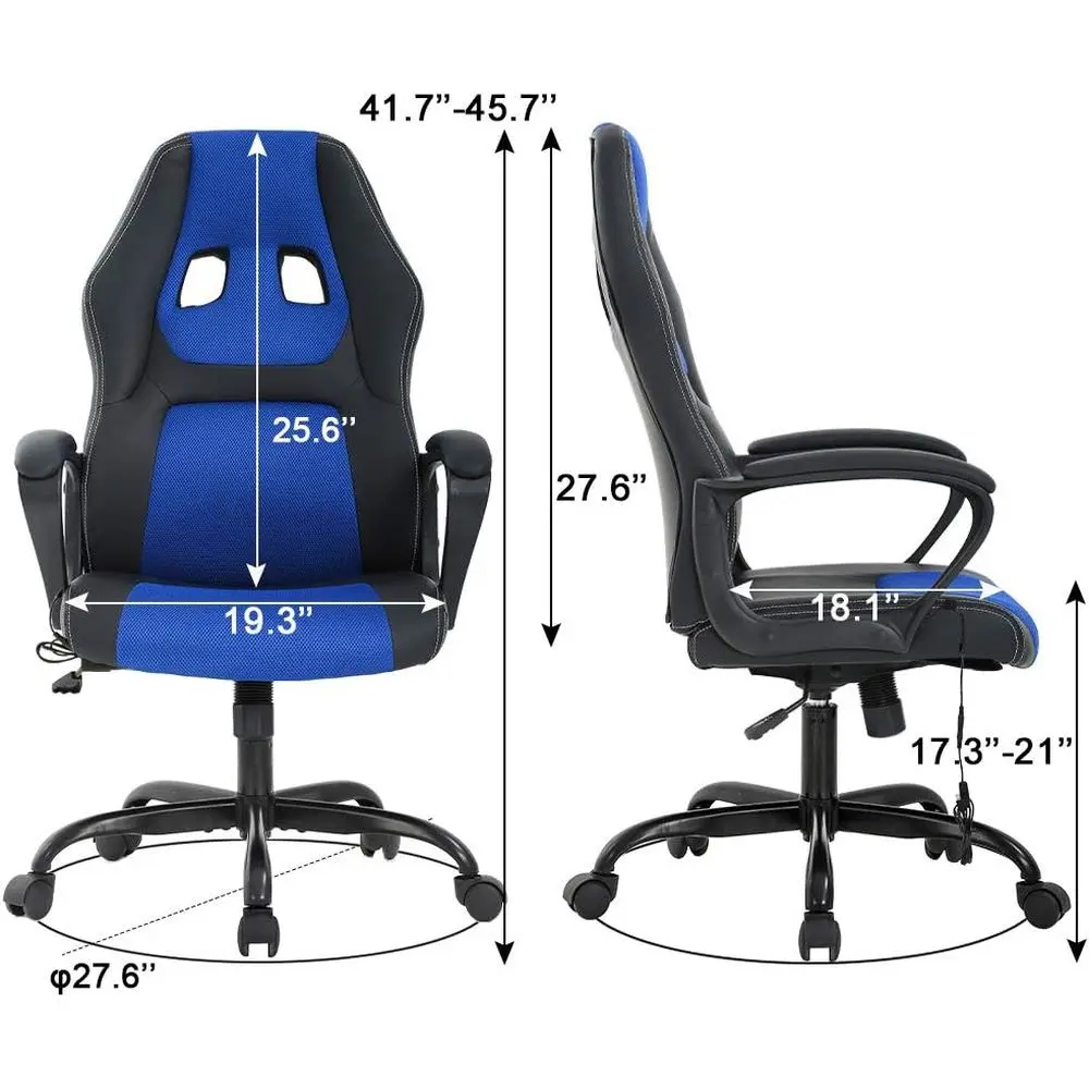 Ergonomic PU Leather Gaming Ch - огляд і ціна Massage