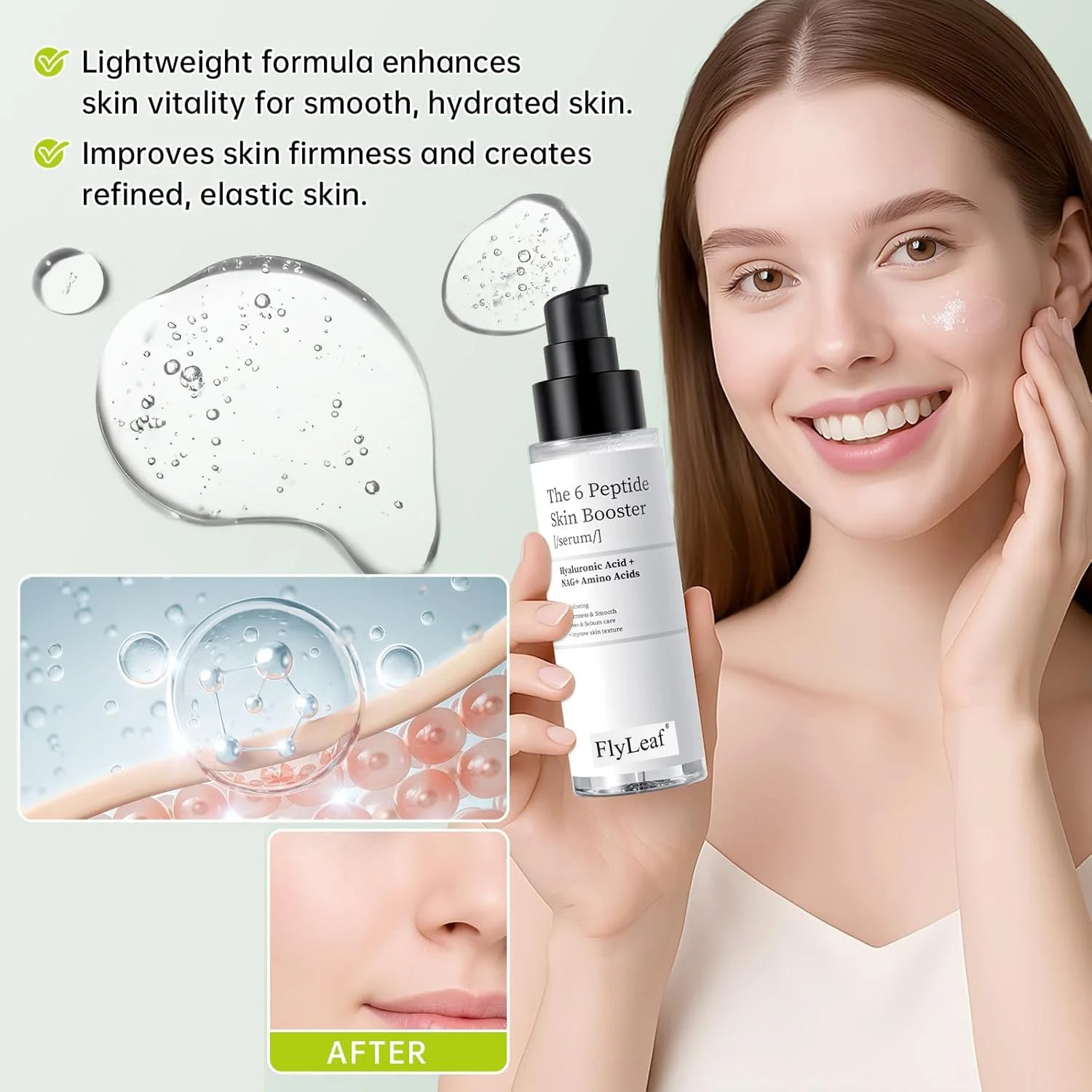 150ml Peptide Skin Booster Ton - огляд і ціна Hyaluronic Acid Facial Serum