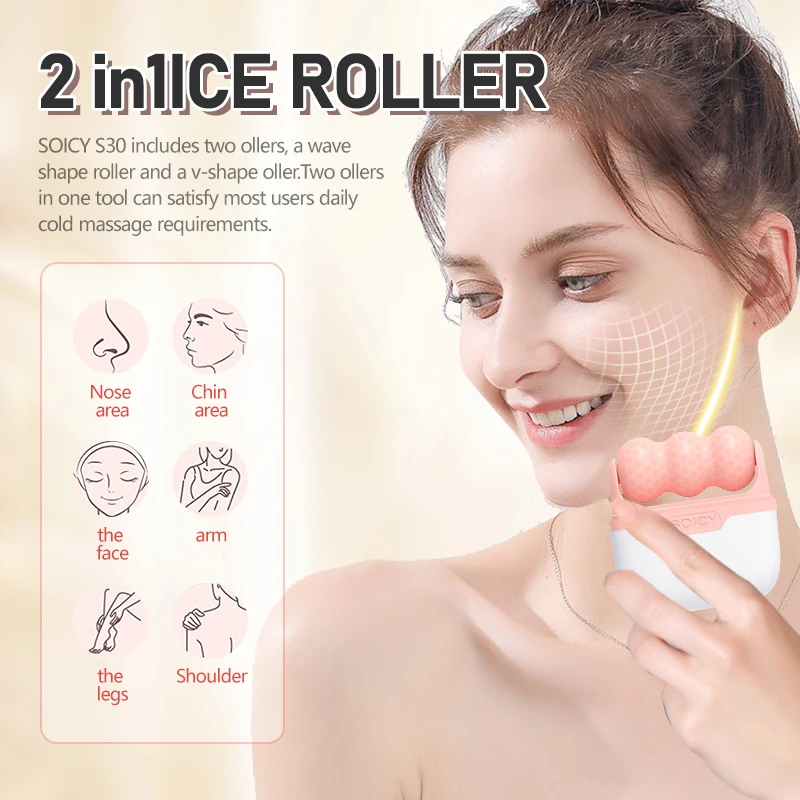 2-in-1 Beiyakes Ice Roller for - огляд і ціна Face Ice Roller Puffiness