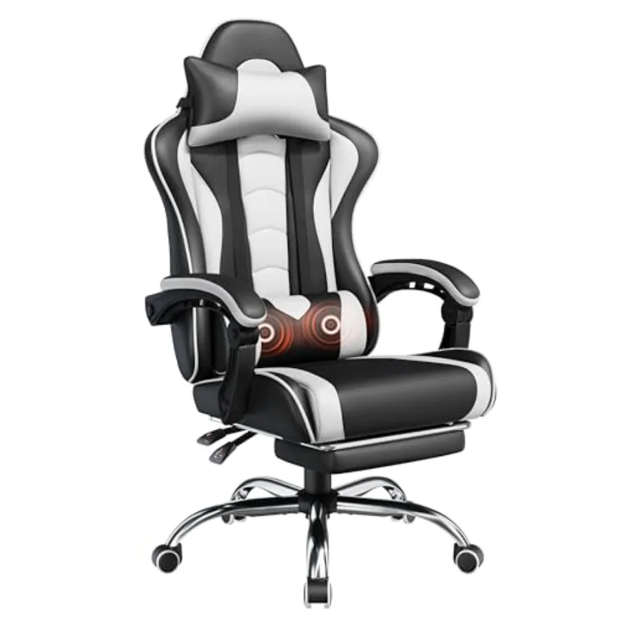 Gaming chair with footrest, ma - огляд і ціна Massage