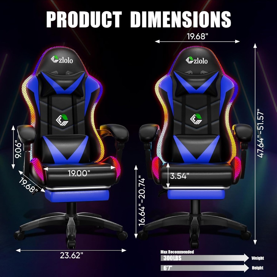 Gaming Chair for Adults and:Ra - огляд і ціна Massage