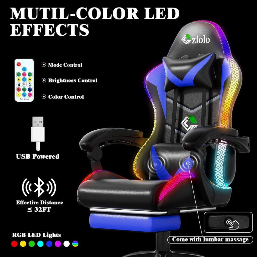 Gaming Chair for Adults and:Ra - огляд і ціна Massage