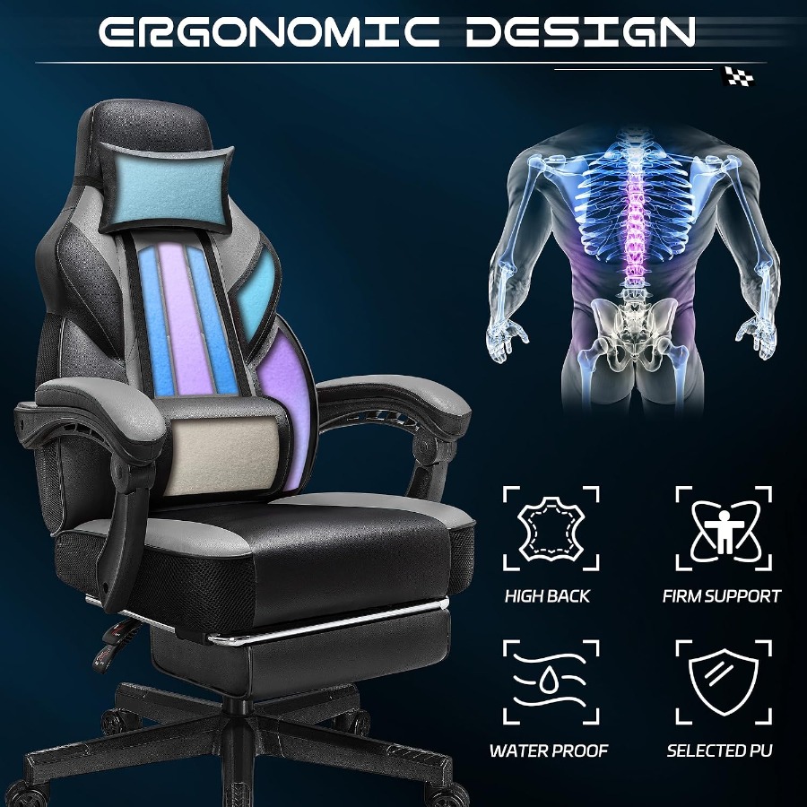 Gaming Chair for Adult, Comput - огляд і ціна Massage
