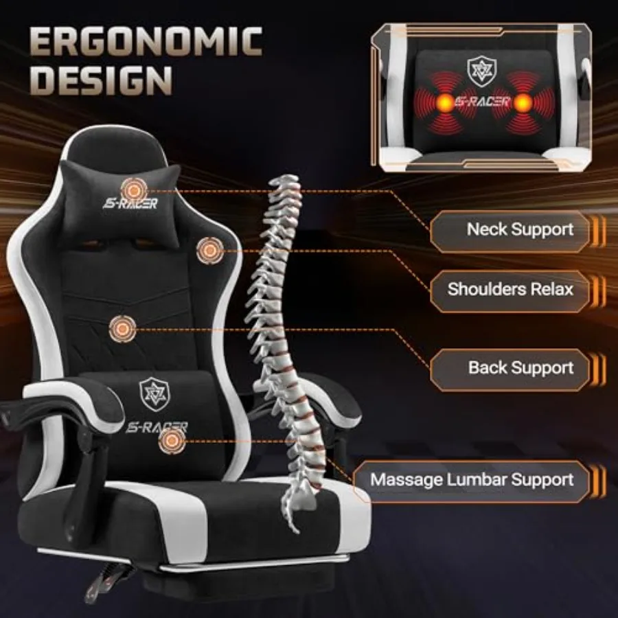 Gaming chair for adults with m - огляд і ціна Massage
