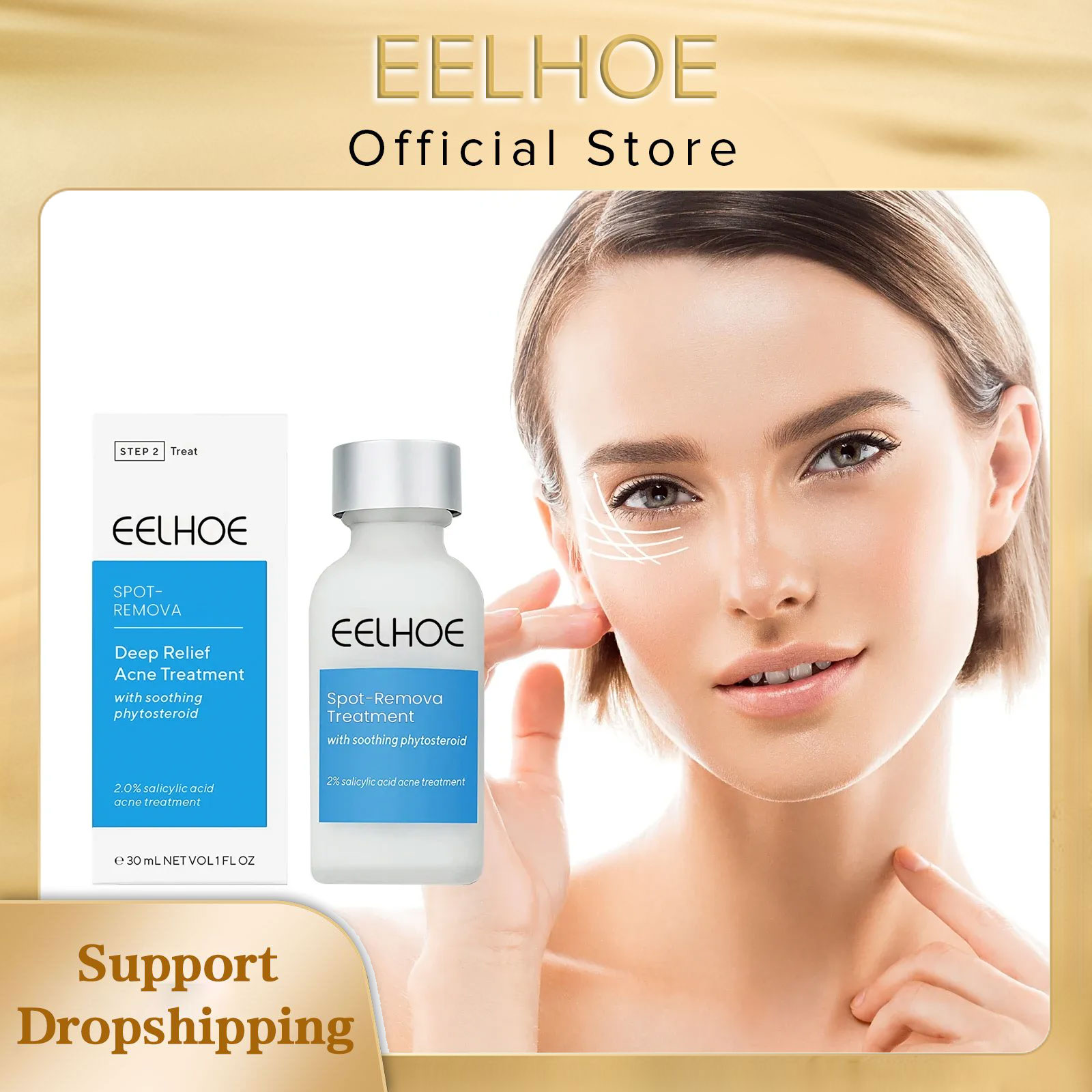 EELHOE Acne Treatment Lotion S - огляд і ціна Salicylic Acid Blackhead Remover
