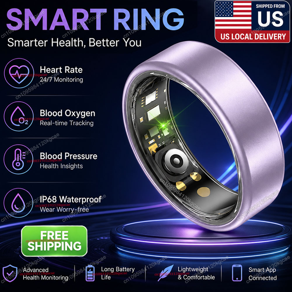 Smart Ring Heart Rate Blood Ox - огляд і ціна Health Monitors