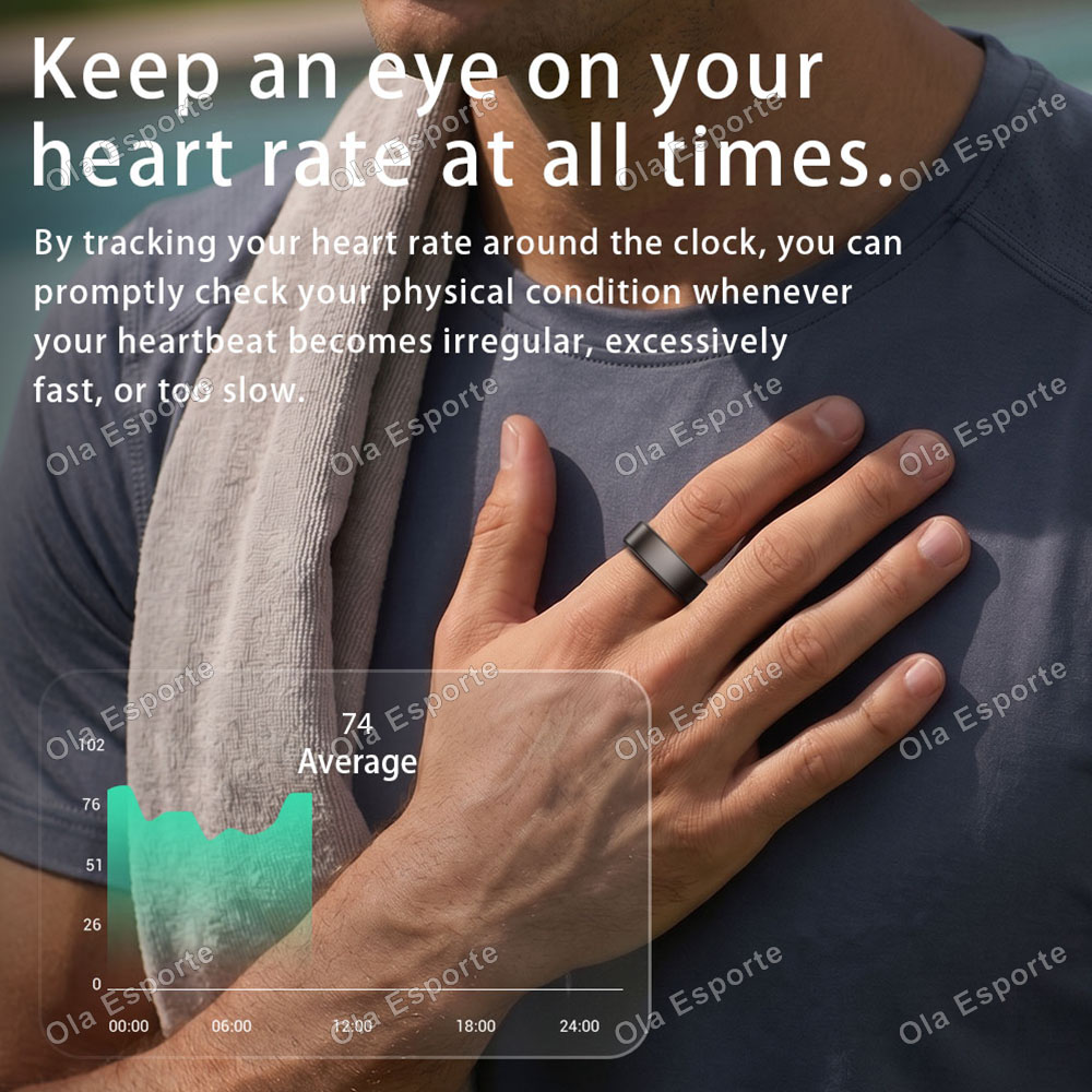 Smart Ring Heart Rate Blood Ox - огляд і ціна Health Monitors