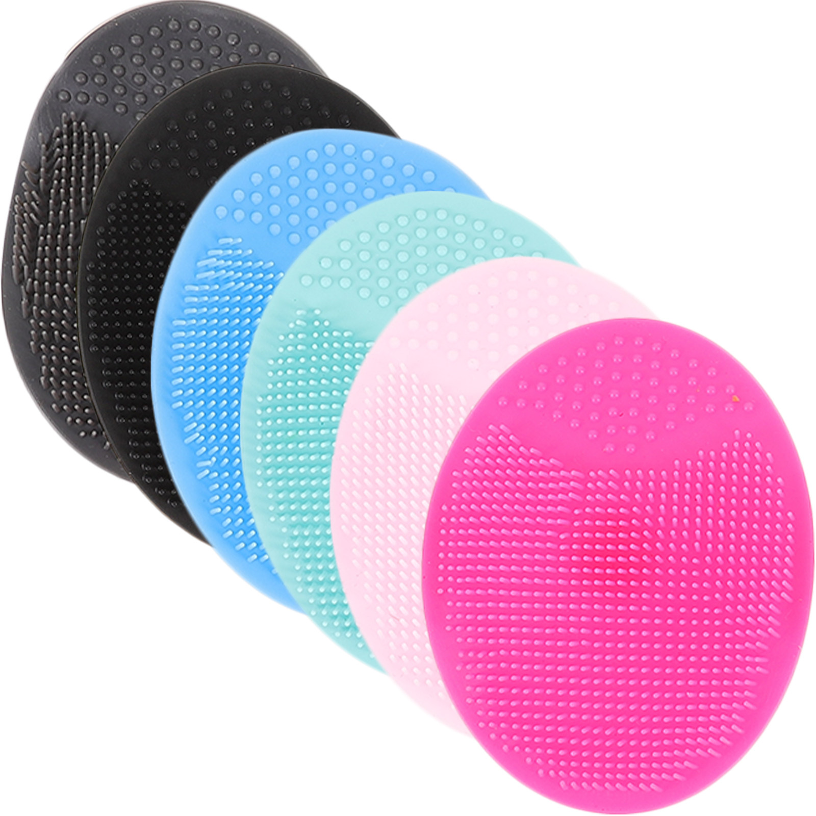 6 Pcs Cleansing Brush Pore Cle - огляд і ціна Silicone Face Scrubber Electric